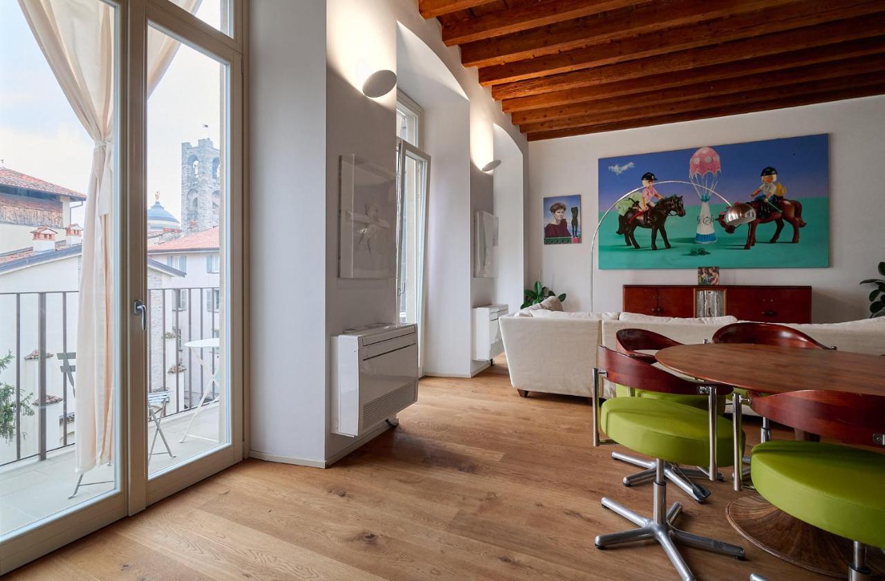 "Camera Con Vista" Bergamo Alta Bérgamo Exterior foto