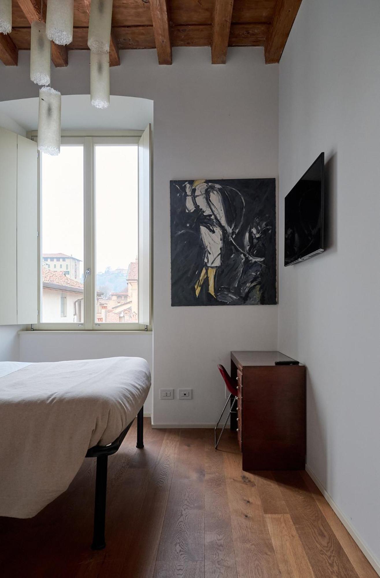 "Camera Con Vista" Bergamo Alta Bérgamo Exterior foto