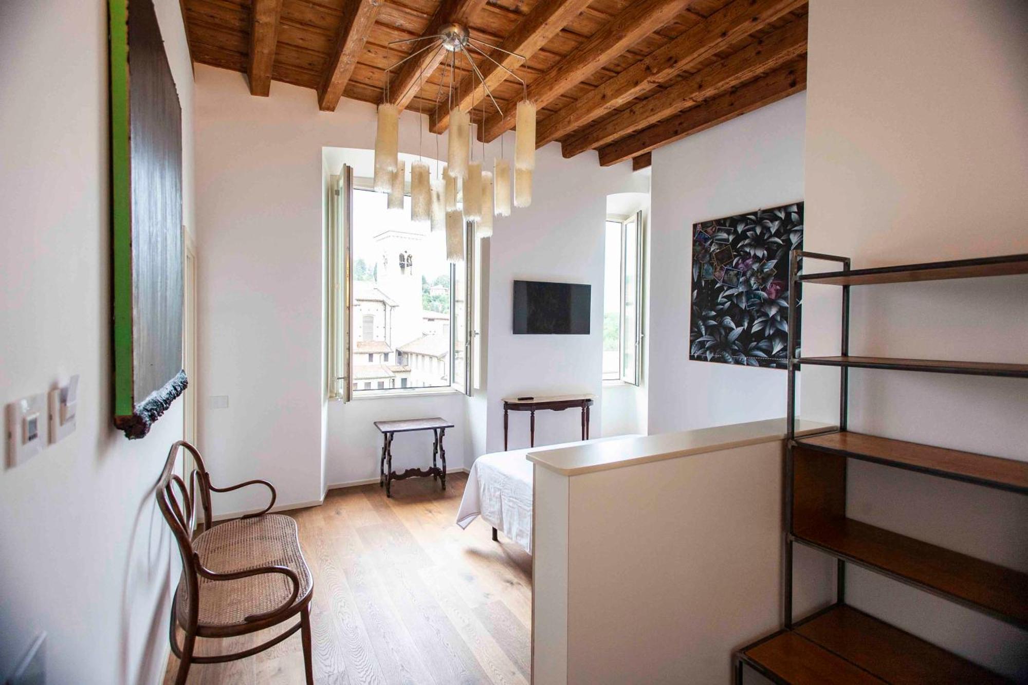 "Camera Con Vista" Bergamo Alta Bérgamo Exterior foto